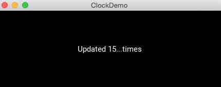 Example for using clock objects in a kivy app
